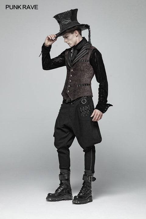 Steampunk Reithose Half Bloom Pants mit Kugeldekoration
