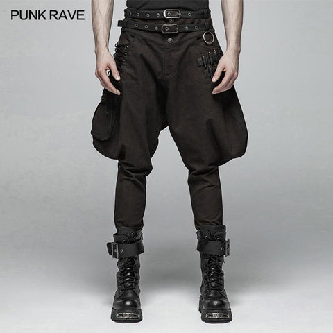 Steampunk Reithose Half Bloom Pants mit Kugeldekoration