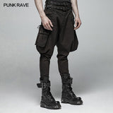 Steampunk Reithose Half Bloom Pants mit Kugeldekoration