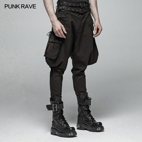 Steampunk Reithose Half Bloom Pants mit Kugeldekoration