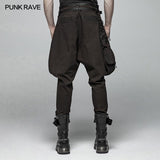 Steampunk Reithose Half Bloom Pants mit Kugeldekoration