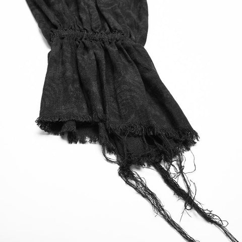 Men Decadent Gothic Printed Langarmhemd