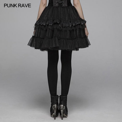 Lolita Short Tulle Tutu Halber Rock Für Frauen