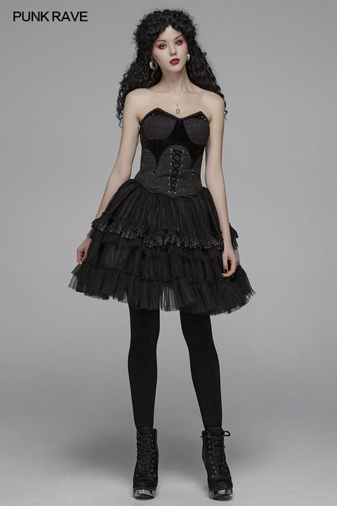 Lolita Short Tulle Tutu Halber Rock Für Frauen