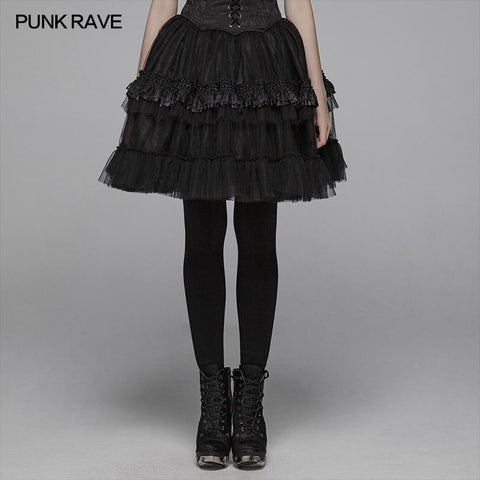 Lolita Short Tulle Tutu Halber Rock Für Frauen