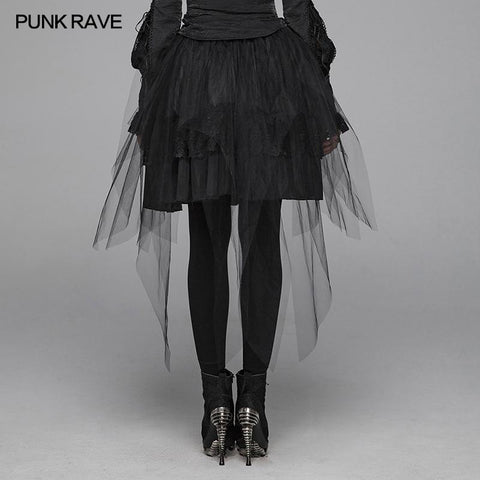 Lolita Butterfly Mesh Halber Rock