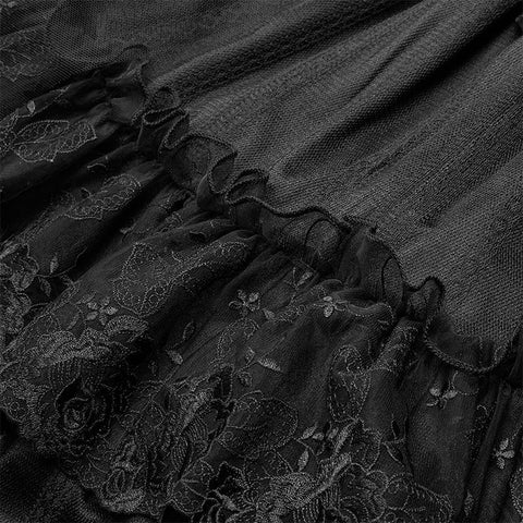 Lolita Butterfly Mesh Halber Rock