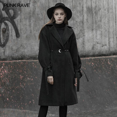 Lendenkordelzugdekoration langer Mantel (mit Seil)