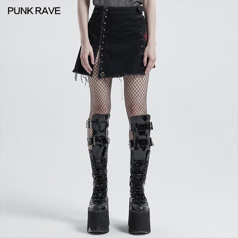 Punk rauer kurzer Rock