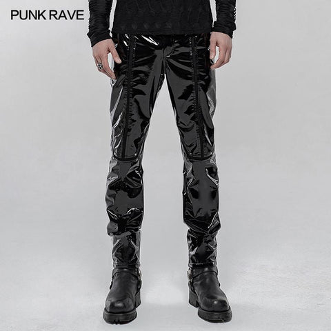 Punk Mechanical Patent pu Lederhose