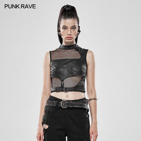 Punk Steel Phantom Ärmellose Weste