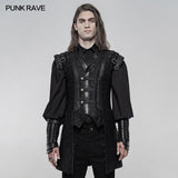 Punk Hanfu Mittellange Weste