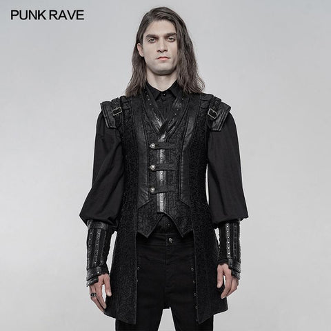 Punk Hanfu Mittellange Weste
