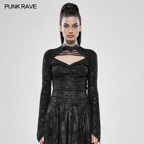 Steampunk Wild Assassin Trompetenärmel T-Shirt