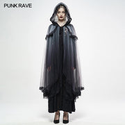 Gothic Zombie Bride Mesh Umhang