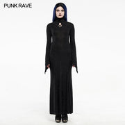 2020 Gothic Jacquard Strickkleid