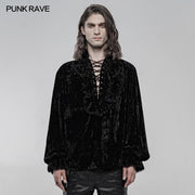 Gothic Shirt aus Samt