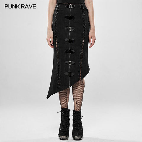 Deadly Game Half Skirt im Militärstil