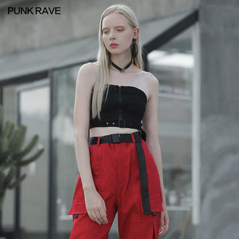 Sexy Punk Tube Top