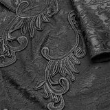 Gothic High Collar Langarm Schal Spitzenhemd