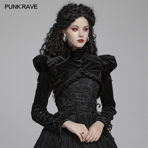 Lolita Stehkragen Bubble Sleeve Short Jacket