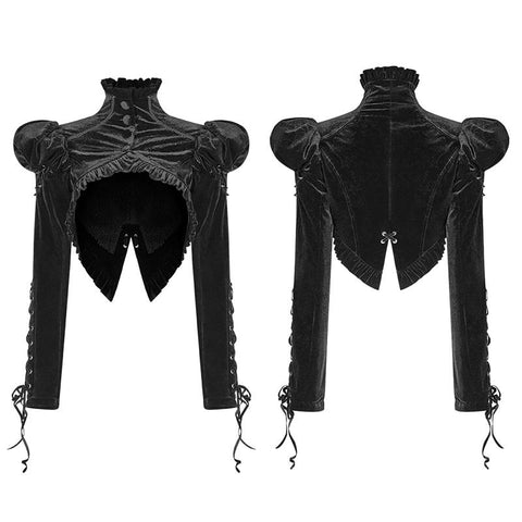 Lolita Stehkragen Bubble Sleeve Short Jacket