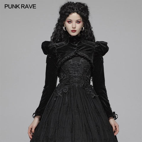 Lolita Stehkragen Bubble Sleeve Short Jacket