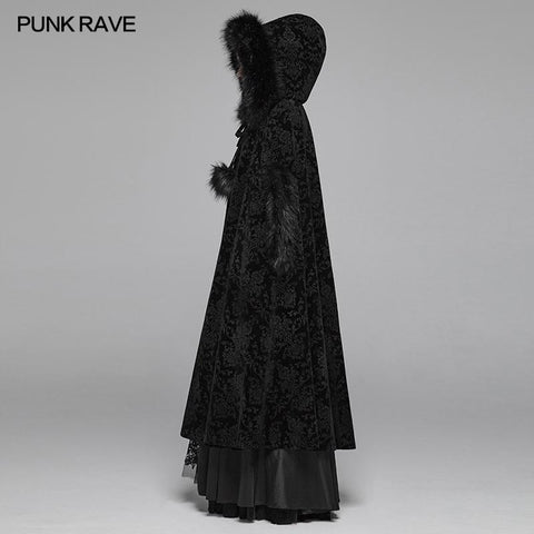 Gothic Winter Wunderschöner Kapuzenmantel für Frauen