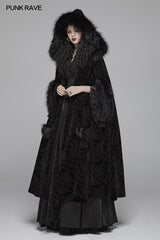 Gothic Winter Wunderschöner Kapuzenmantel für Frauen