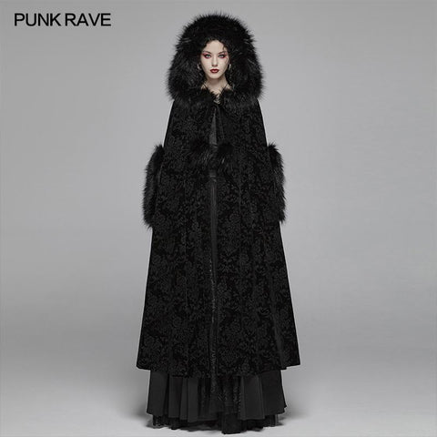 Gothic Winter Wunderschöner Kapuzenmantel für Frauen