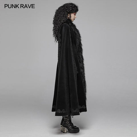 Gothic Vintage wunderschöne lange Mantel V-Ausschnitt Umhang für Frauen