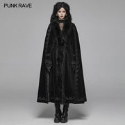Gothic Vintage wunderschöne lange Mantel V-Ausschnitt Umhang für Frauen