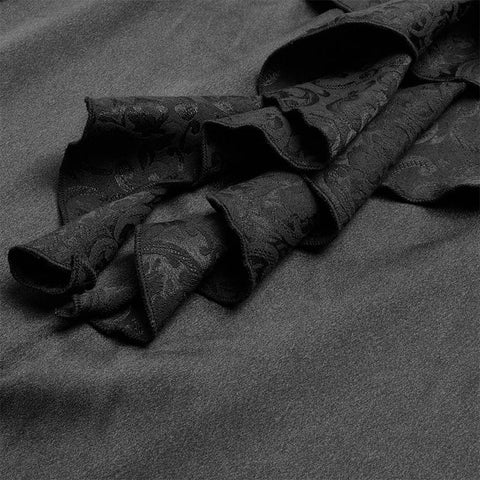 Gothic Women Palace Bodenlanger geteilter Rock