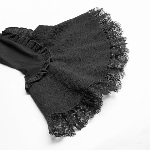 Lolita Lace Turtleneck Langarm T-Shirt