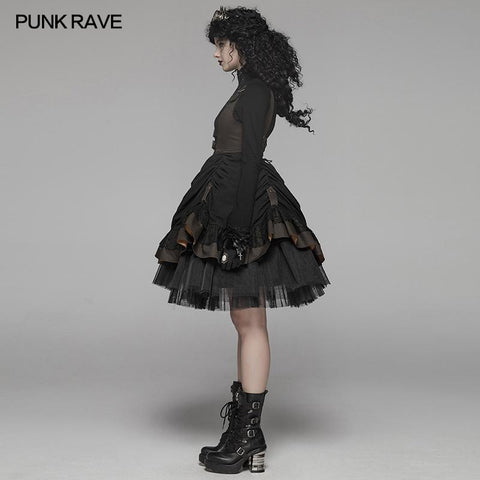 Steam Punk Lolita Kleid mit Schnürrücken
