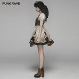 Steam Punk Lolita Kleid mit Schnürrücken