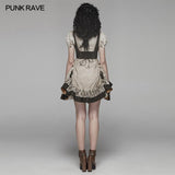 Steam Punk Lolita Kleid mit Schnürrücken