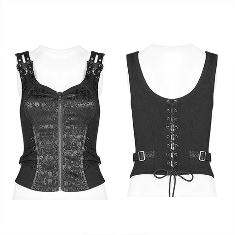 Steampunk Jacquard Weste