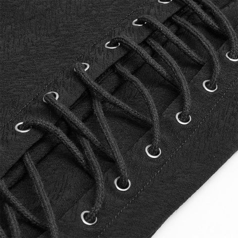 Dark Punk Irregular Long Shirt