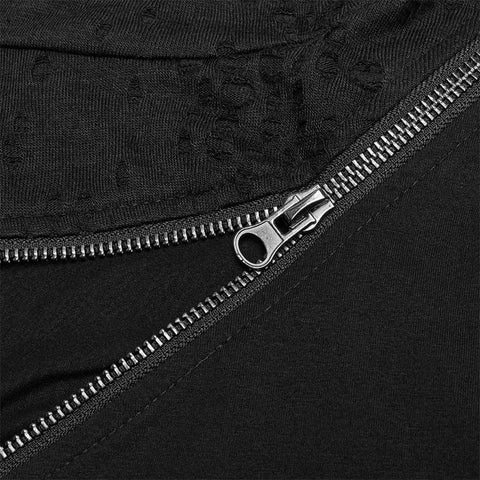 Punk Dark Turtleneck T-Shirt