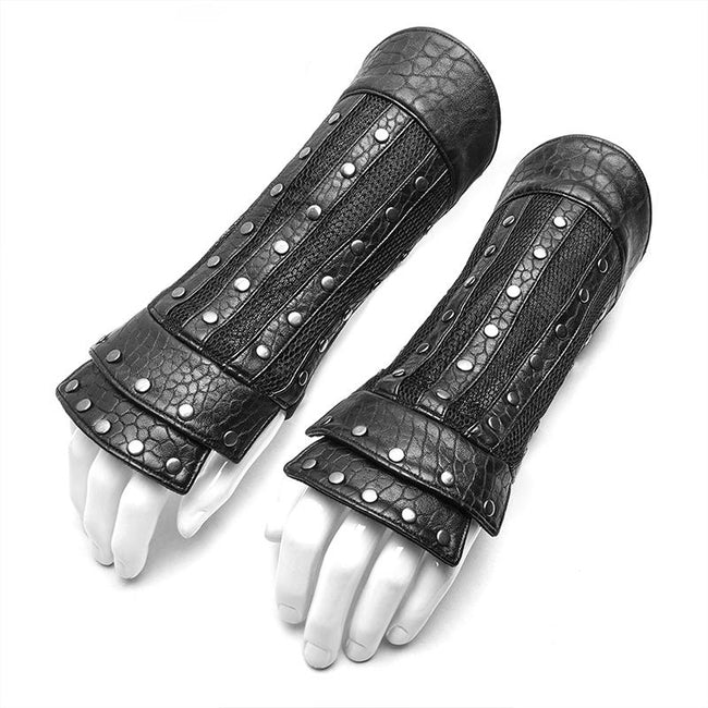Chinesische Art Textur Lederplatte Handschuhe