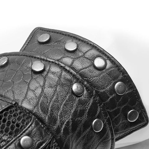 Chinesische Art Textur Lederplatte Handschuhe