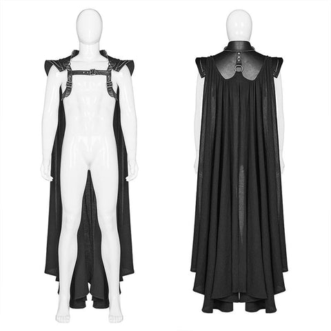 Punk Warrior Cloak Armor Langer Mantel