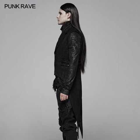 Gothic Floral Swallow-tailed Weste