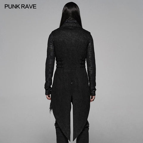 Gothic Floral Swallow-tailed Weste