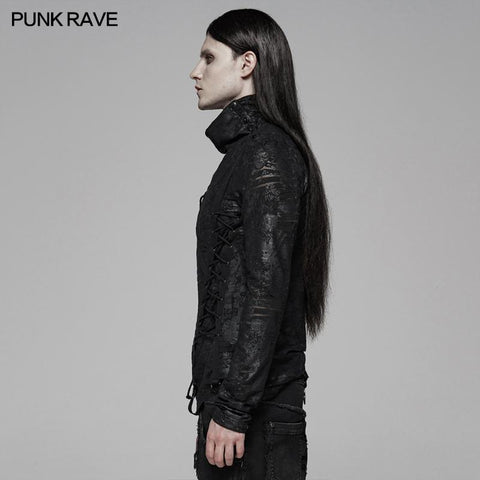 Dark Punk Rollkragen T-Shirt
