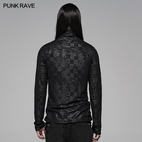Dark Punk Rollkragen T-Shirt