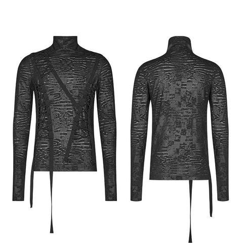 Dark Punk Rollkragen T-Shirt