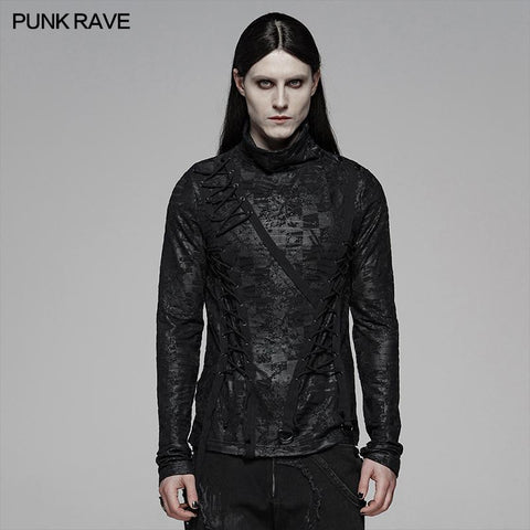 Dark Punk Rollkragen T-Shirt