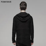Dunkler unregelmäßiger Hoodie